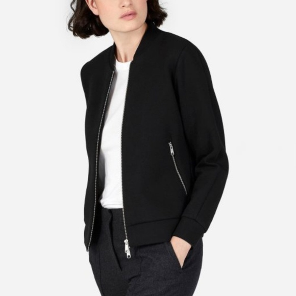 Everlane Street fleece bomber jacket